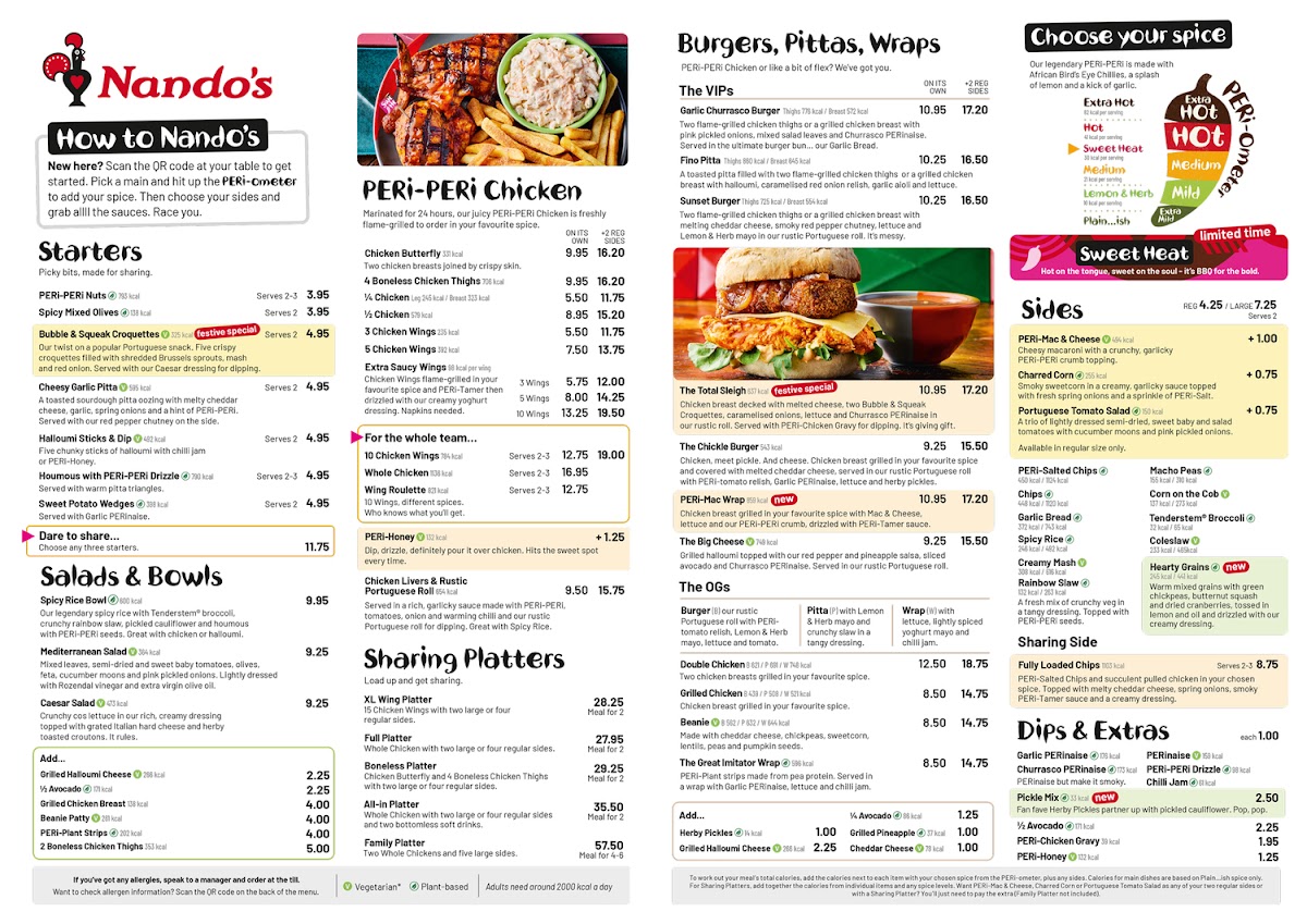 Menu Nando's Dudley-1