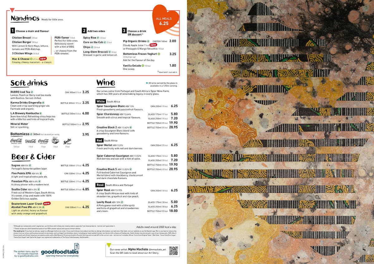 Menu Nando's Dudley-8